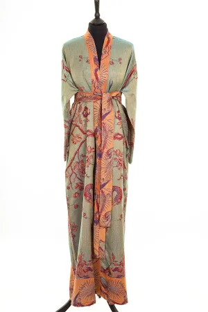 Reversible Dressing Gown in Opaline