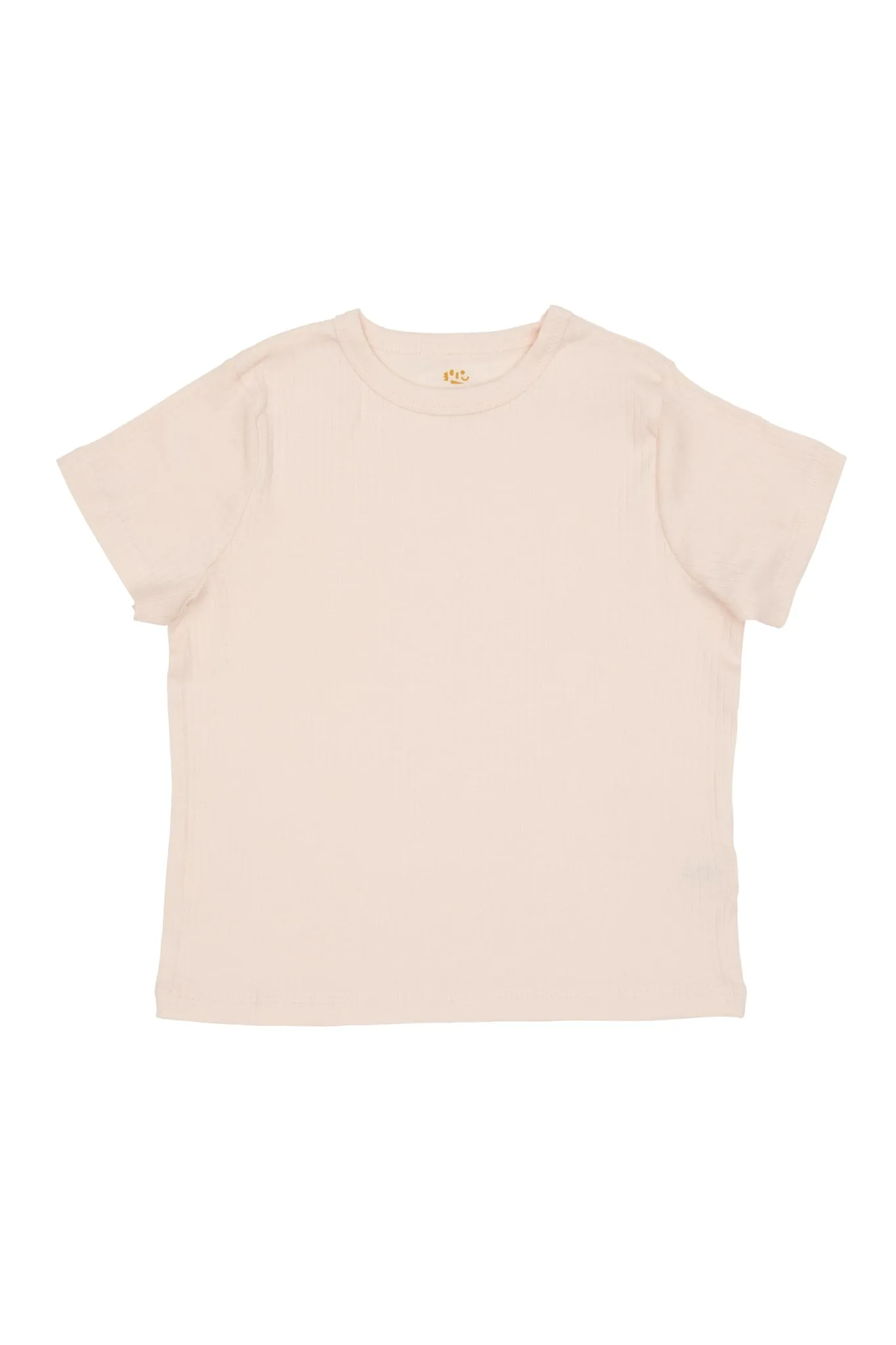 RIB JERSEY CLASSIC TEE - SOFT PINK