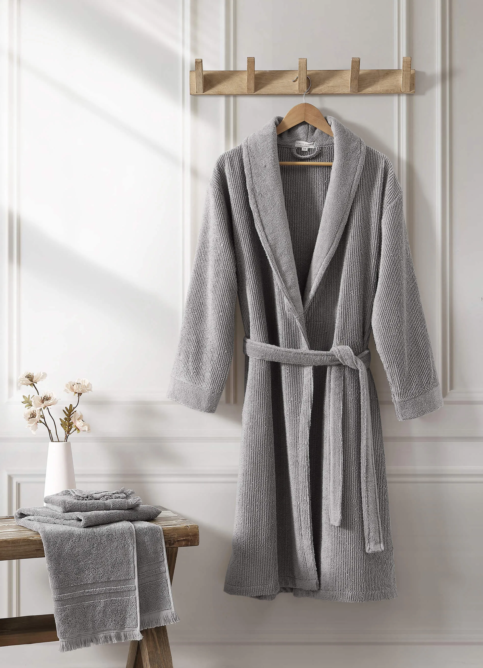 Ribbed Bath Robe