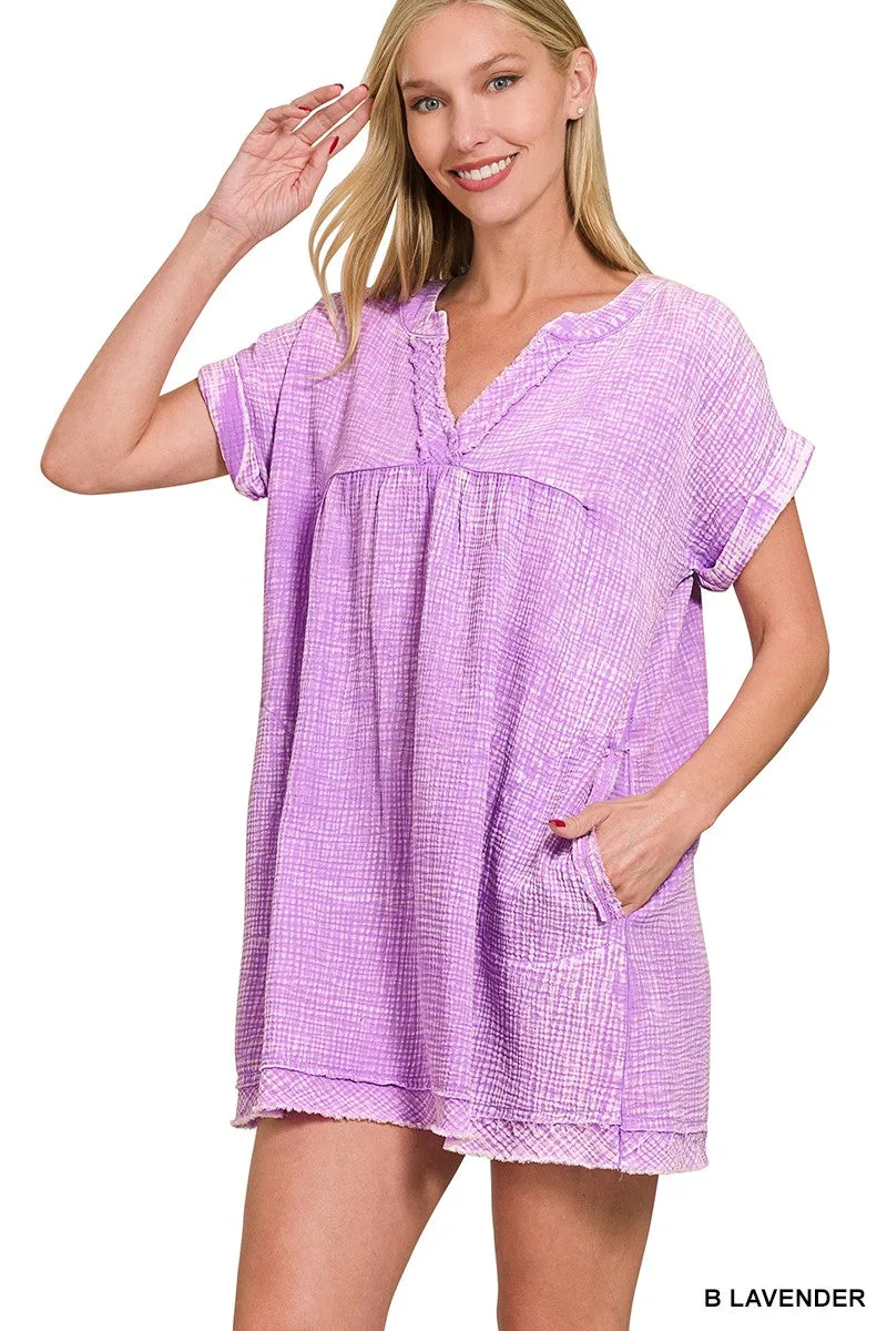 Sunset Breeze Cotton Bliss Dress