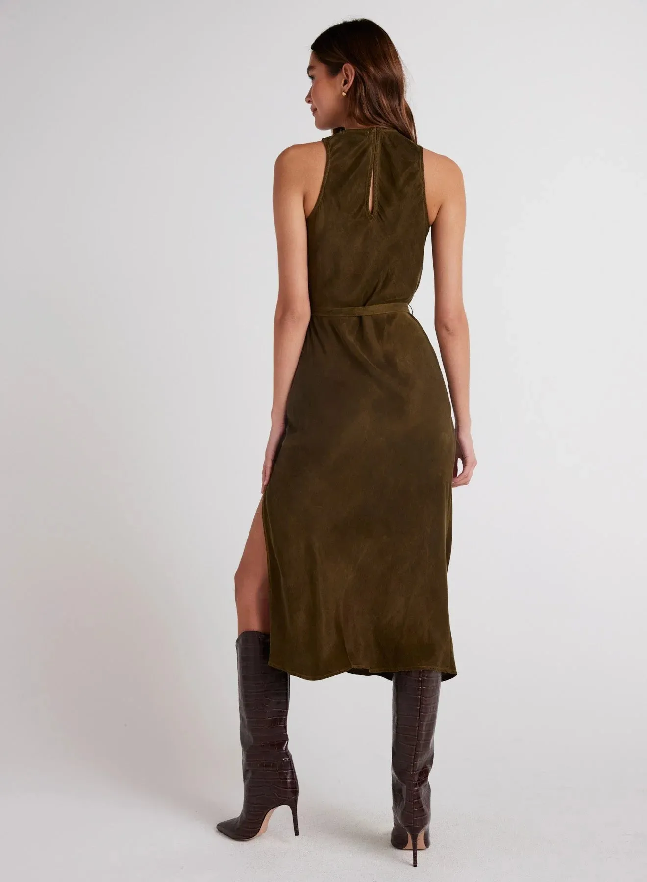 The Tank Slip Dress - Autumn Olive