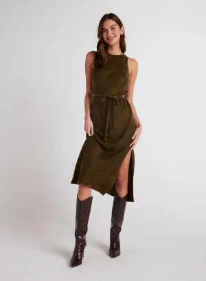 The Tank Slip Dress - Autumn Olive