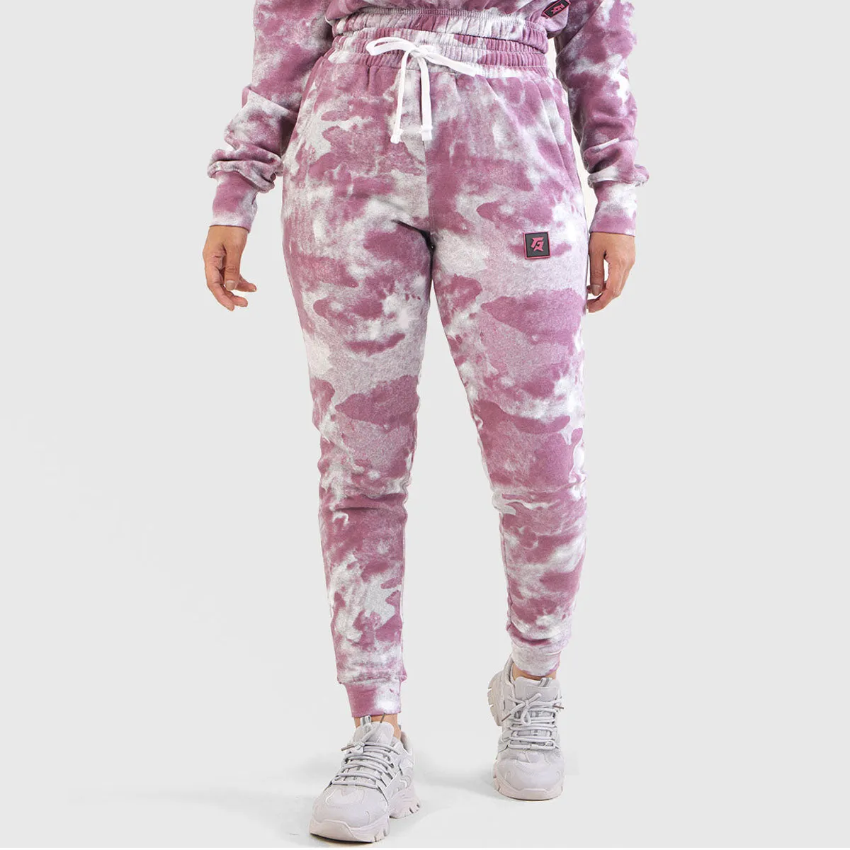 Tie Dye Sweat Pants (Maroon)