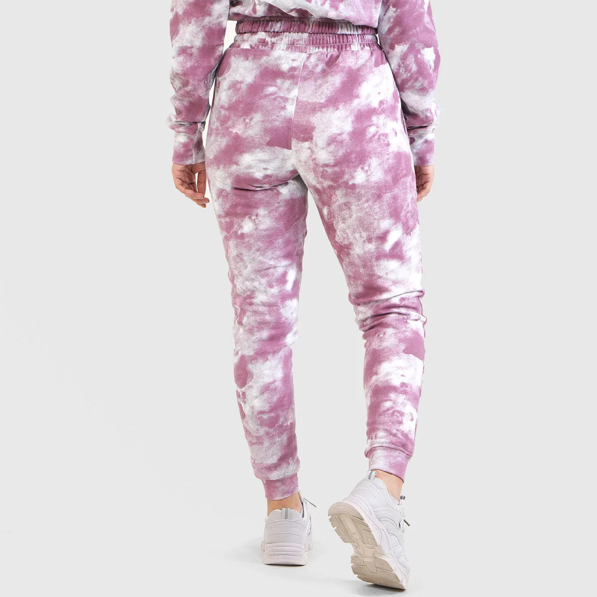 Tie Dye Sweat Pants (Maroon)