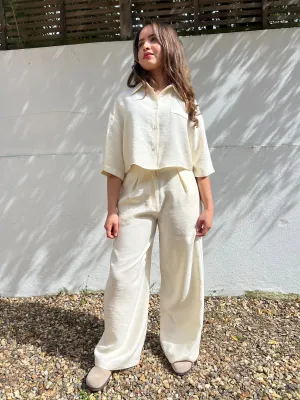 Tomo Trousers - Cream