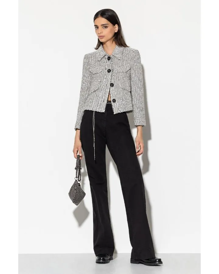 Tweed Style Cropped Jacket