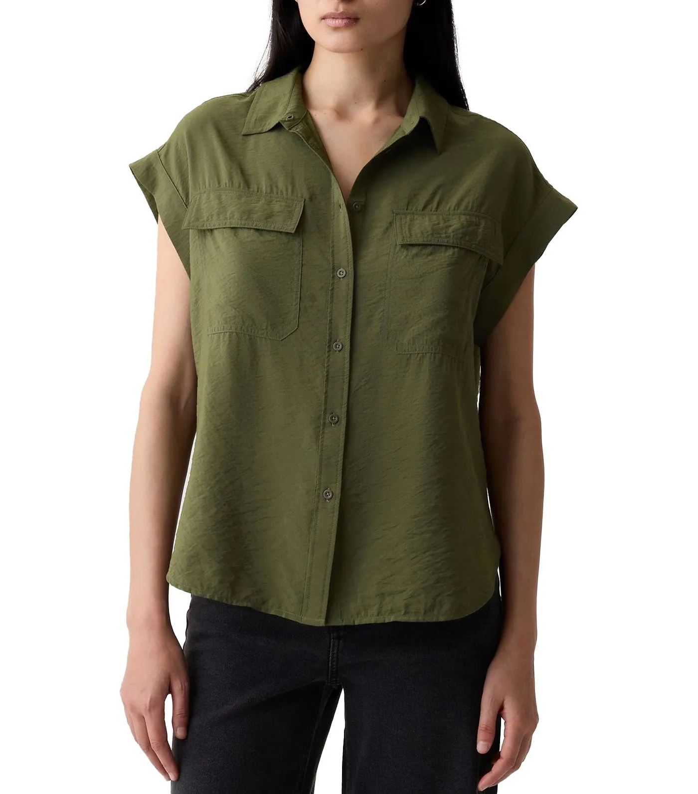 Utility Shirt Army Jacket Green