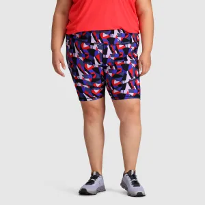 Women's Ad-Vantage Printed Shorts - 10" Inseam - Plus - Final Sale