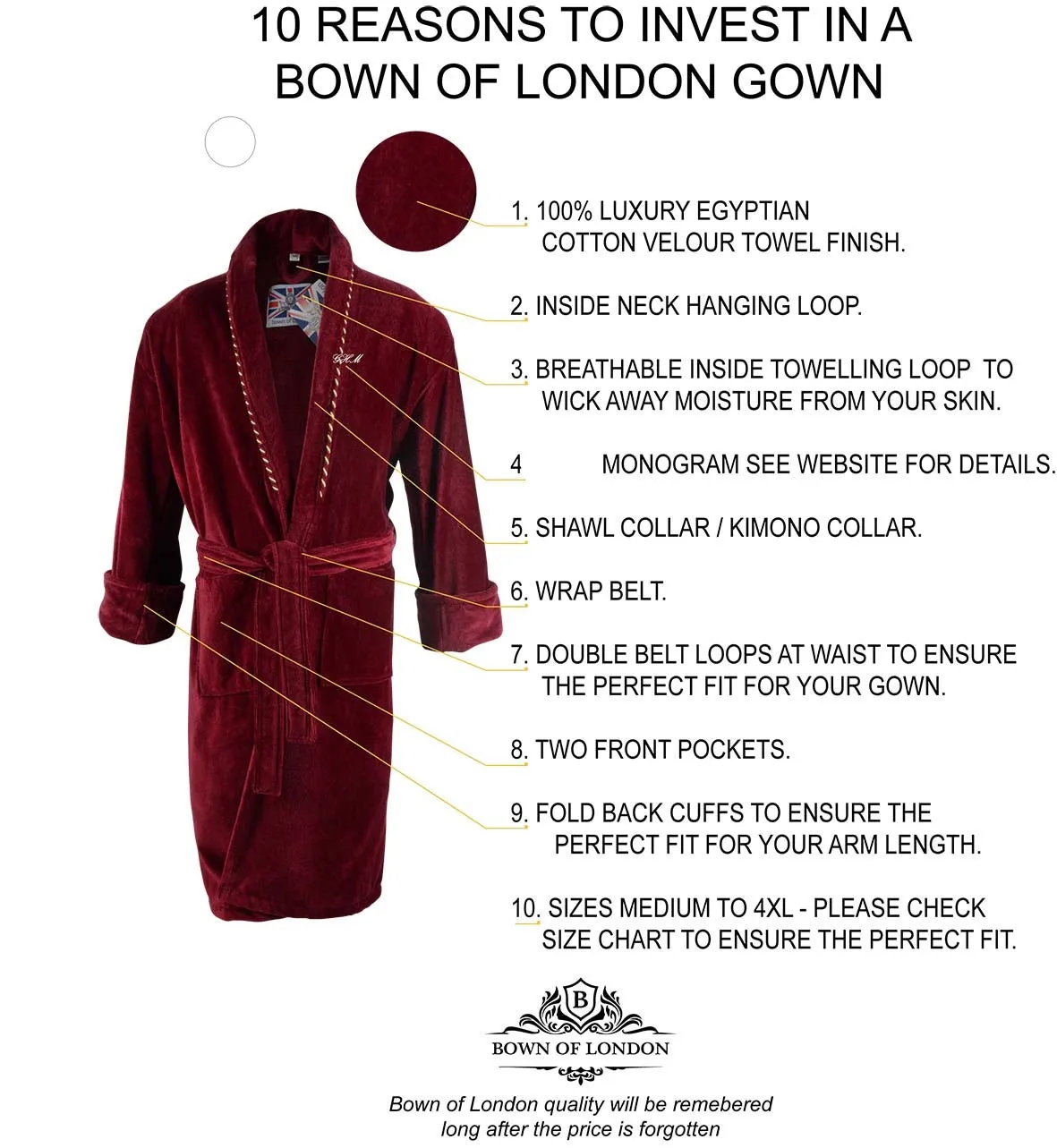 Women's Robe - Duchess Claret